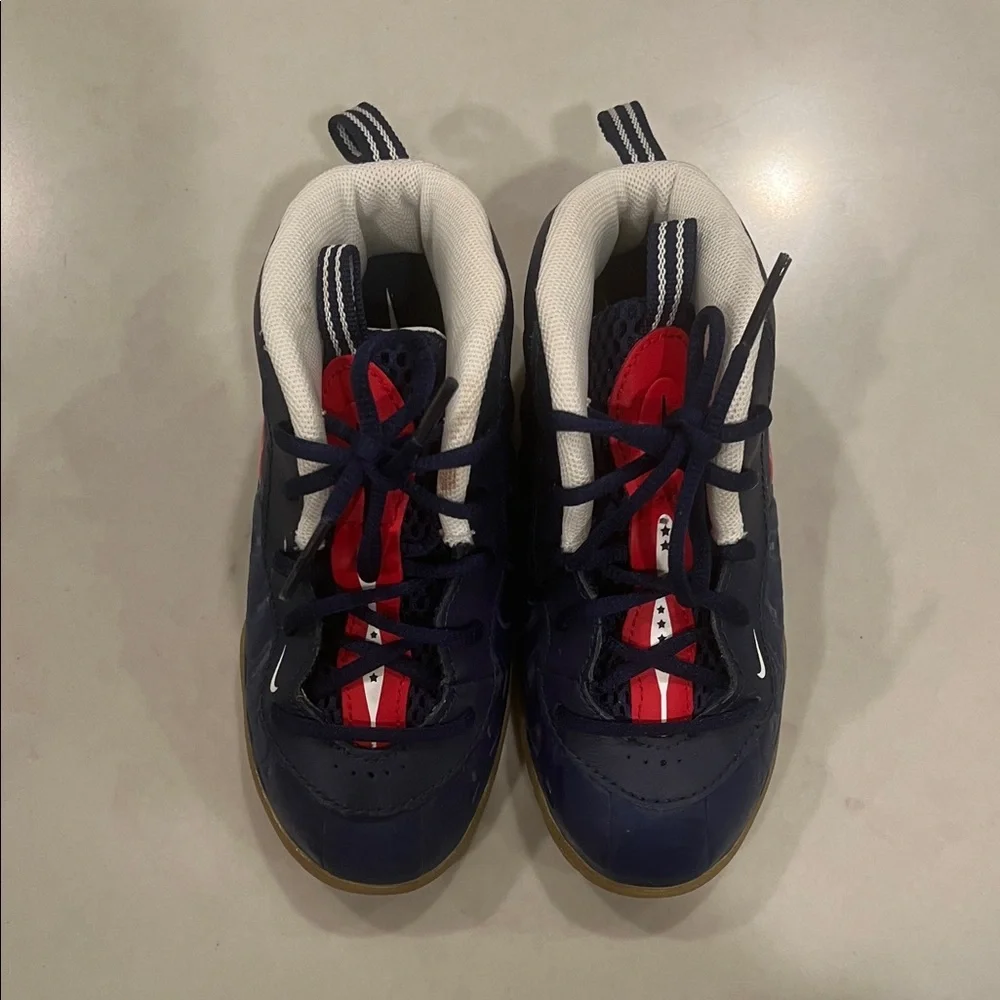 Nike Kids Navy and Red Sneakers